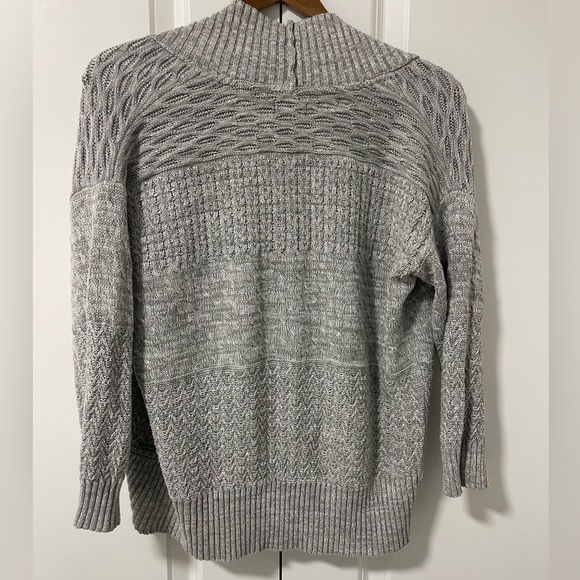 US POLO ASSIN-grey knit cardigan - Picture 4 of 5